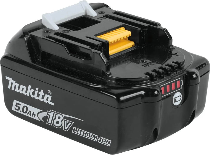 Makita BL1850 18V Li-Ion 5.0Ah Battery Pack (2-Pack) with DC18RC Charger and Storage Case